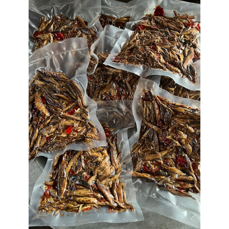 Cá Khô Giã Tỏi Ớt Gói 100 Gram