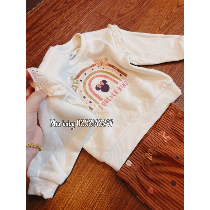 Set bộ Minnie quần loe bé gái dư xịn siêu đẹp