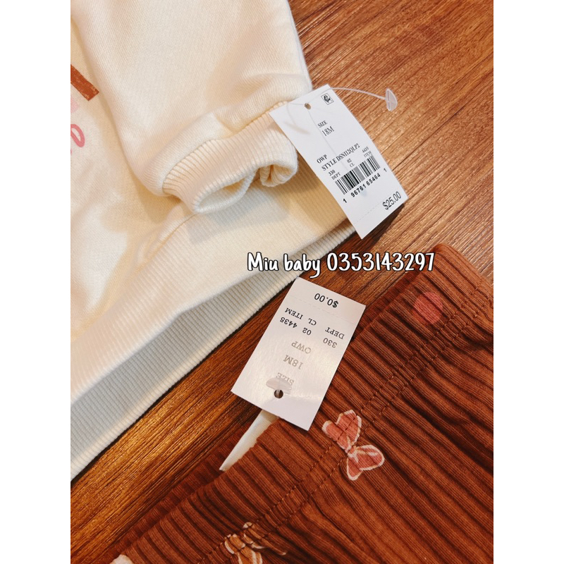 Set bộ Minnie quần loe bé gái dư xịn siêu đẹp