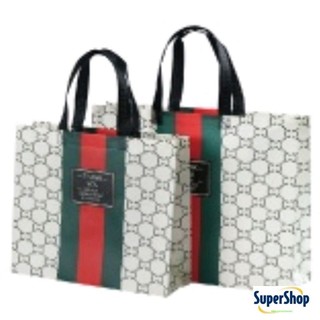 Túi vải không dệt hoa văn gucci