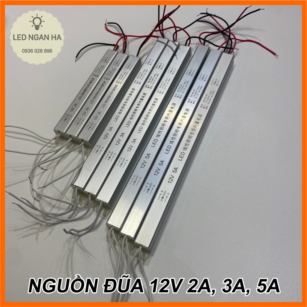 Nguồn led đũa 12v 2a, 3a, 5a