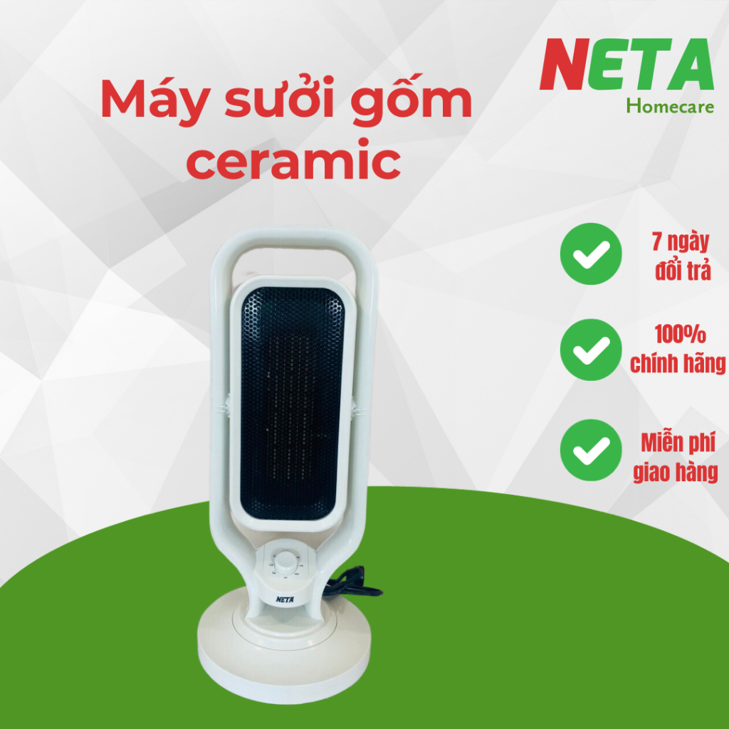 Máy sưởi gốm , không gây khô da, hàng chính hãng công ty- Máy sưởi gốm