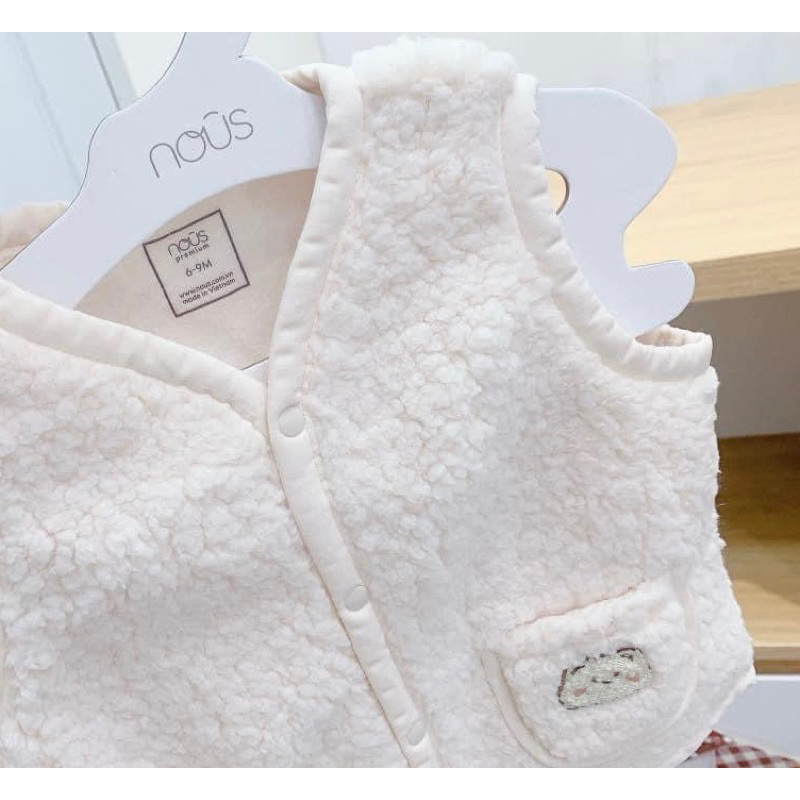 Áo Khoác/ Áo Gile Lông Cừu, size từ 6-9m đến 18-2y