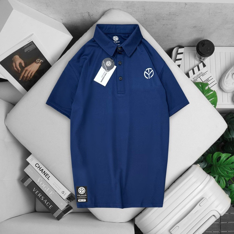 Áo Polo thể thao Nam TYM - Form suông - Vải poly mềm mại - thoáng mát - co dãn cao - PLMT002 - TYM FASHION