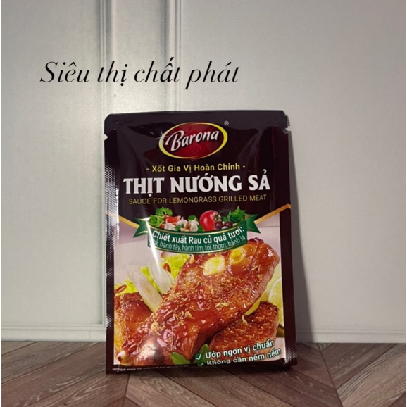 Xốt Gia Vị Hoàn Chỉnh BARONA 80gr Không Cần Nêm Thêm Gia Vị