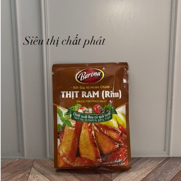 Xốt Gia Vị Hoàn Chỉnh BARONA 80gr Không Cần Nêm Thêm Gia Vị