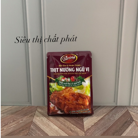 Xốt Gia Vị Hoàn Chỉnh BARONA 80gr Không Cần Nêm Thêm Gia Vị