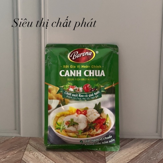 Xốt Gia Vị Hoàn Chỉnh BARONA 80gr Không Cần Nêm Thêm Gia Vị
