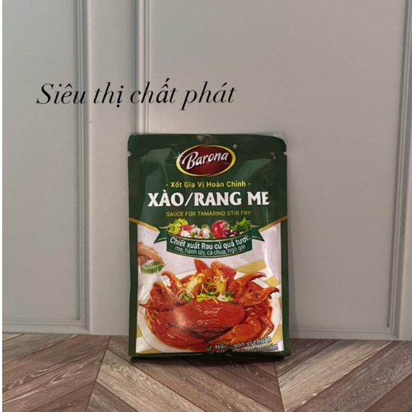 Xốt Gia Vị Hoàn Chỉnh BARONA 80gr Không Cần Nêm Thêm Gia Vị