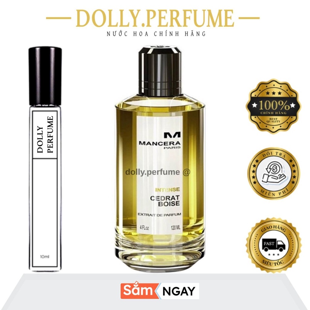 Tester Nước hoa Mancera Intense Cedrat Boise Extrait De Parfum Chính Hãng