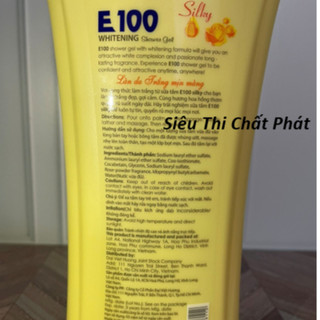 SỮA TẮM E100 SILKY VÀNG 800ML