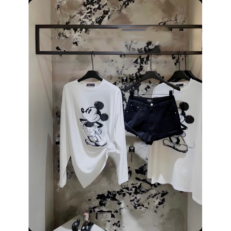 ÁO THUN TAY DÀI MICKEY