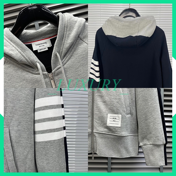 Áo Khoác Hoodie TB ThomBrowne Bản Cao Cấp 23Ss Thời Trang Unisex Cao Cấp