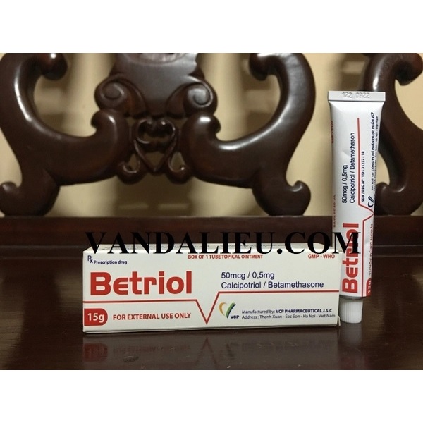 MỠ BÔI DA , GIẢM VIÊM , NGỨA DA BETRIOL 15G