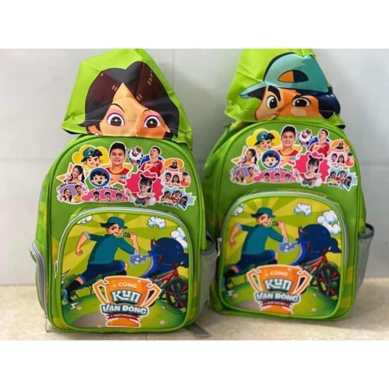 Balo hoodie kun có mũ