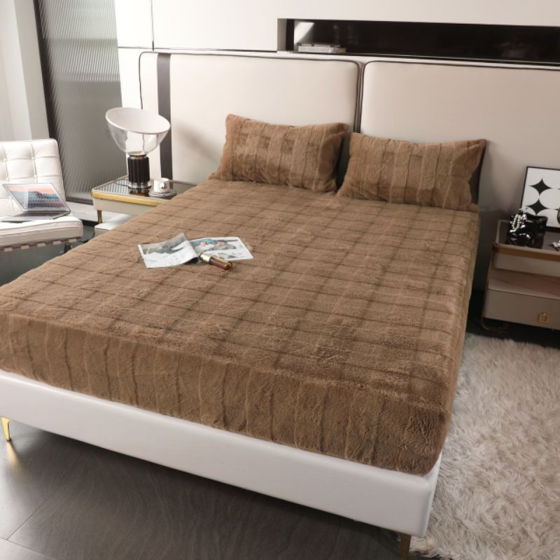 Ga gối nỉ lông chồn cao cấp siêu mềm sẵn tại shopgagoigiasre.vn