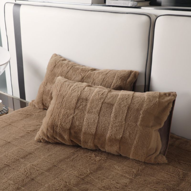 Ga gối nỉ lông chồn cao cấp siêu mềm sẵn tại shopgagoigiasre.vn