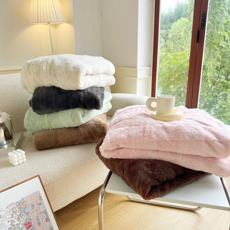 Ga gối nỉ lông chồn cao cấp siêu mềm sẵn tại shopgagoigiasre.vn