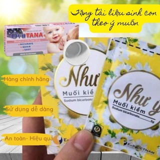 2 gói muối kiềm +6 que thử RT