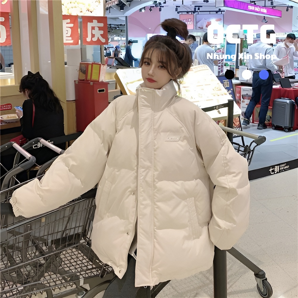 Áo khoác phao béo unisex nam nữ GOODBOY/CANTEEN form rộng rãi thiết kế mới mùa đông