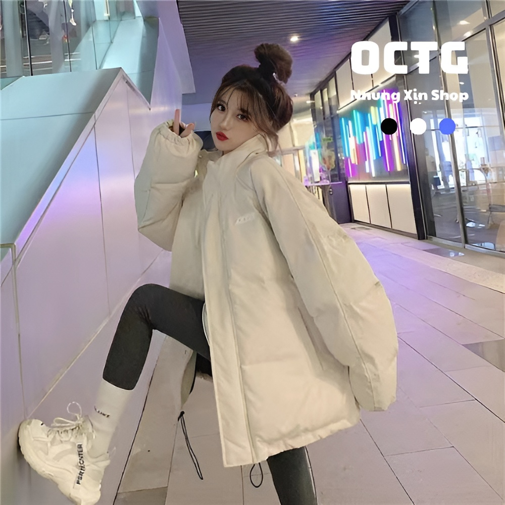 Áo khoác phao béo unisex nam nữ GOODBOY/CANTEEN form rộng rãi thiết kế mới mùa đông