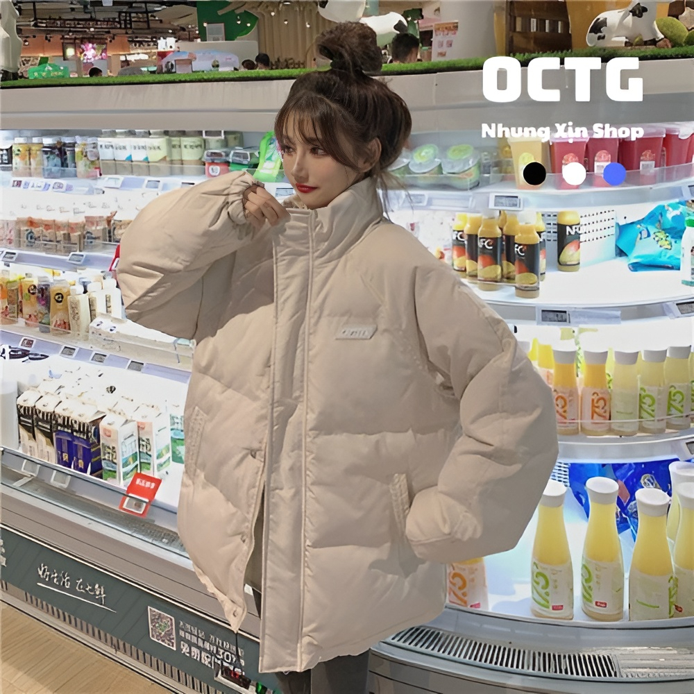 Áo khoác phao béo unisex nam nữ GOODBOY/CANTEEN form rộng rãi thiết kế mới mùa đông