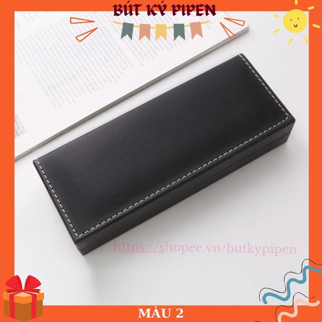 Hộp bút đựng ký bằng da PU
