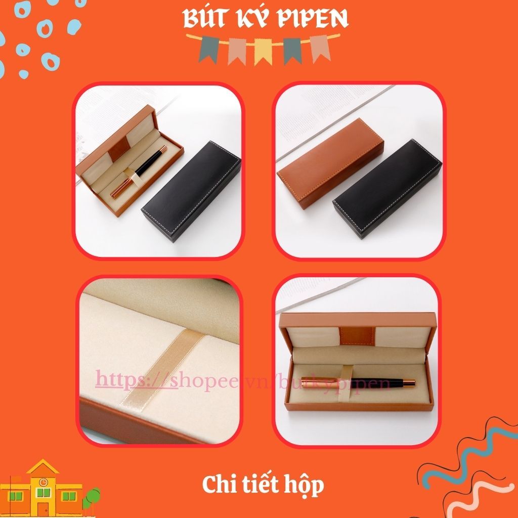 Hộp bút đựng ký bằng da PU