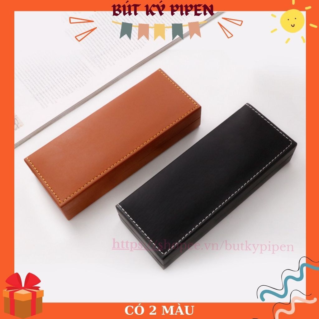 Hộp bút đựng ký bằng da PU