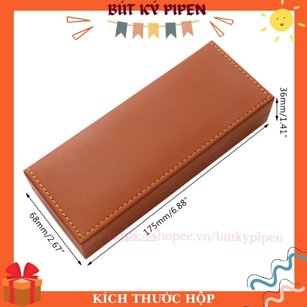 Hộp bút đựng ký bằng da PU
