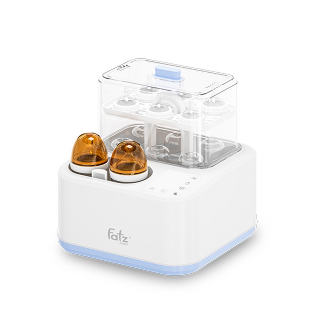 Máy Tiệt Trùng Sấy Khô Nấu Cháo Thông Minh Tích Hợp Hâm Sữa FATZ BABY Captain 1-2, 220-240V AC, 50/60Hz, 500W FB4315SL