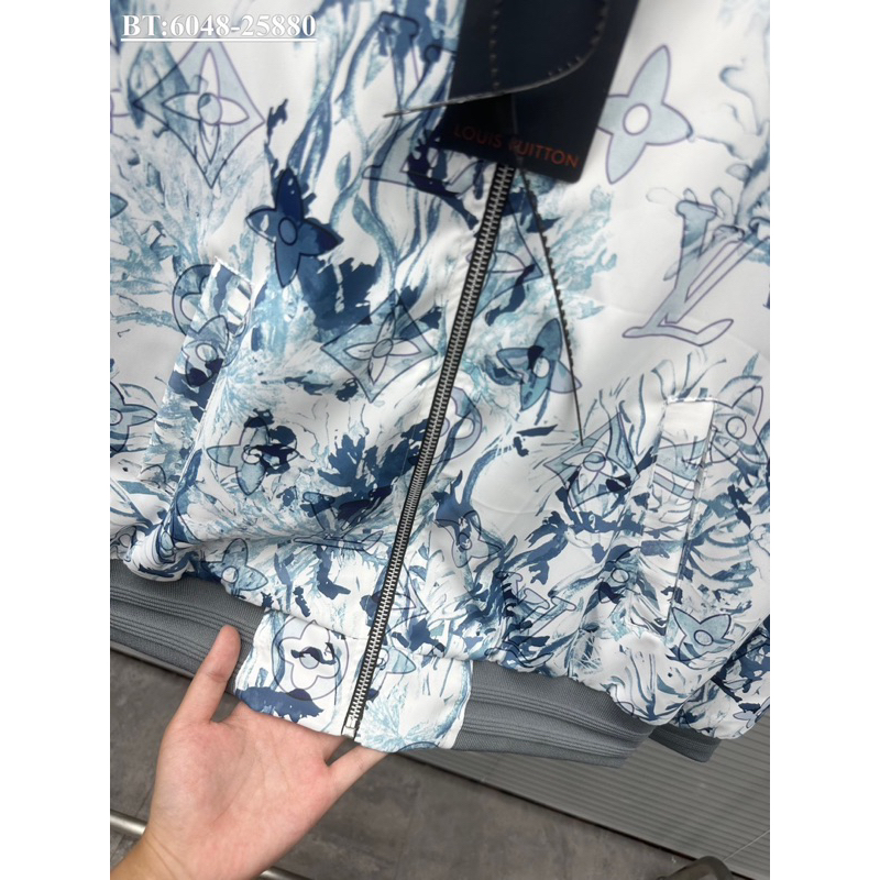 Áo khoác bomber L.V hottrend bản vải gió 3D bản SUPPER hàng QC cao cấp