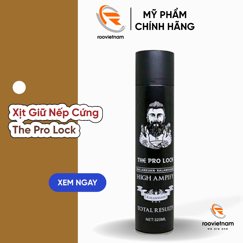 Xịt Tạo Kiểu Giữ Nếp Tóc The Pro Lock