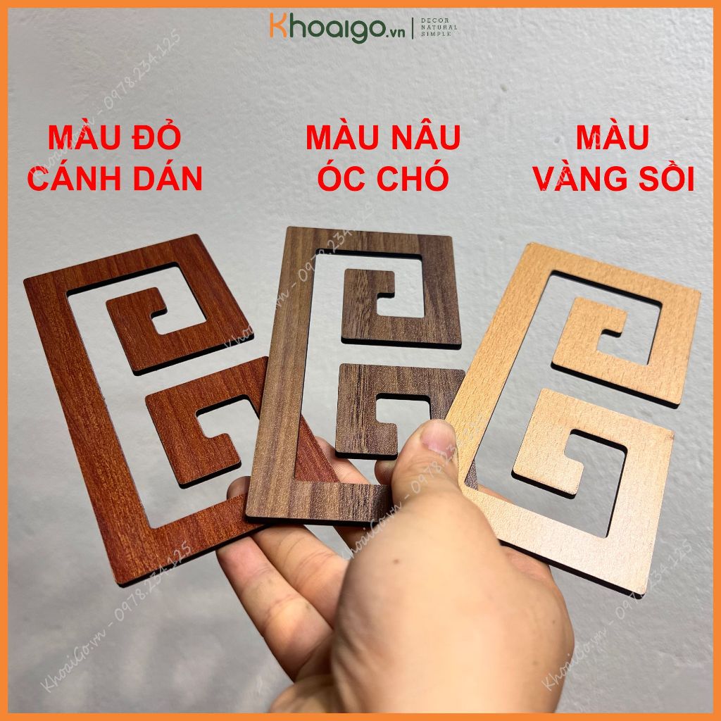 KHUNG VIỀN TRANG TRÍ BAN THỜ GIA TIÊN SIZE 59, Hoa Văn Trang Trí Bàn Thờ bằng gỗ MDF Thái Lan Chống Ẩm Màu Nâu Óc Chó