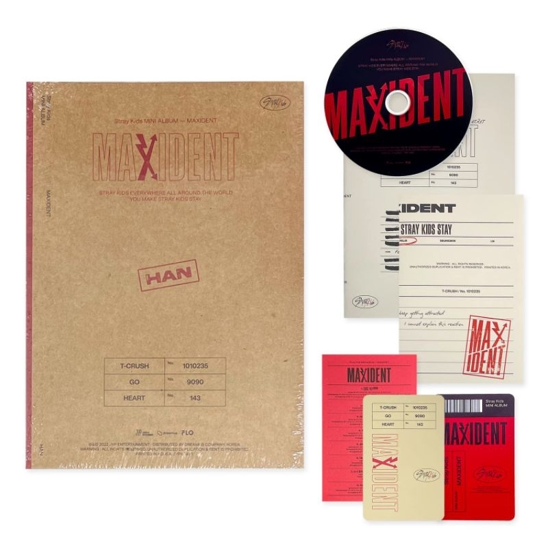 Album nhạc Stray Kids Maxident case version