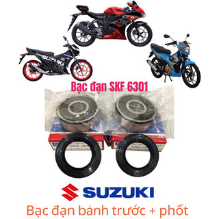 Bộ bạc đạn bánh trước SKF + phốt cho raider fi satria fi gsx raider xăng cơ