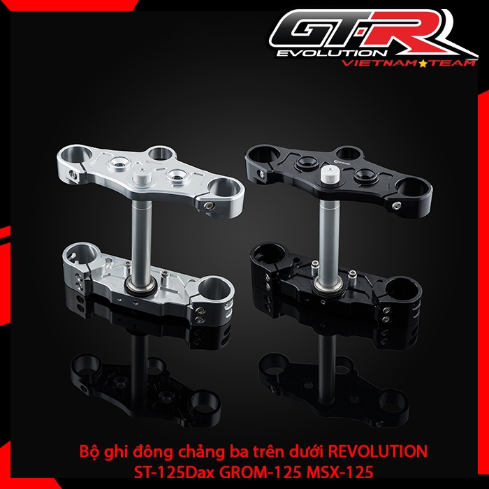 [Chính hãng] Bộ ghi đông chảng ba trên dưới REVOLUTION Dax GROM MSX125
