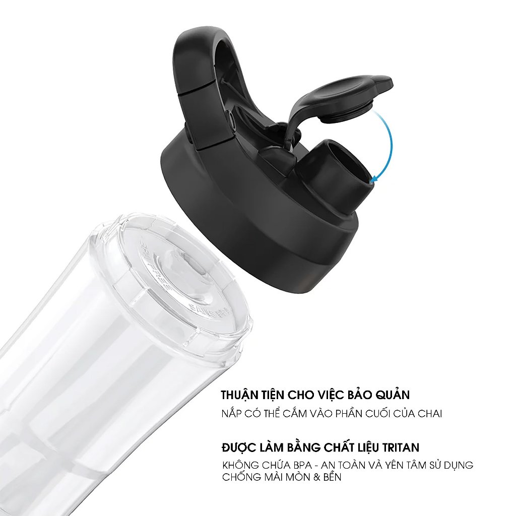 Máy xay sinh tố mini cao cấp Kuchen KU MB1212 bảo hành 24 tháng