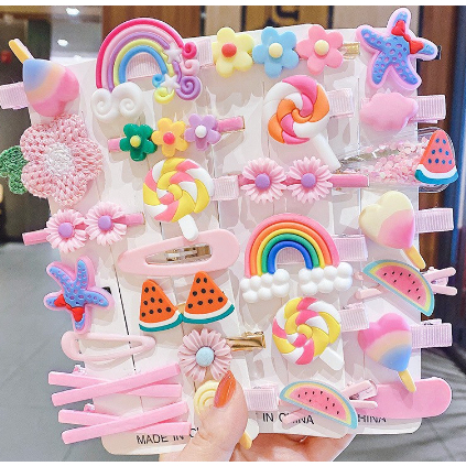 SET 14 KẸP TÓC ĐÁNG YÊU CHO BÉ GÁI