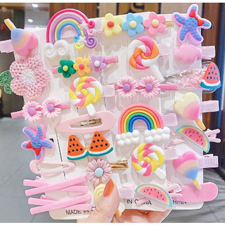 Set 14 kẹp tóc đáng yêu cho bé gái