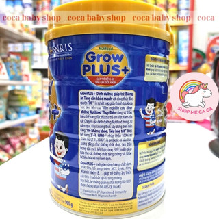 Sữa bột Nutifood Grow Plus xanh lon 900g (cho trẻ từ 1 tuổi trở lên biếng ăn, tăng cân khỏe mạnh)