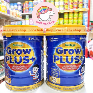 Sữa bột Nutifood Grow Plus xanh lon 900g (cho trẻ từ 1 tuổi trở lên biếng ăn, tăng cân khỏe mạnh)