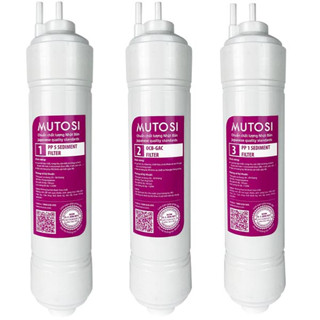 [Combo] 3 Lõi Lọc Đúc 123 MUTOSI  - Hàng chính hãng -Lọc thô bảo vệ màng lọc RO