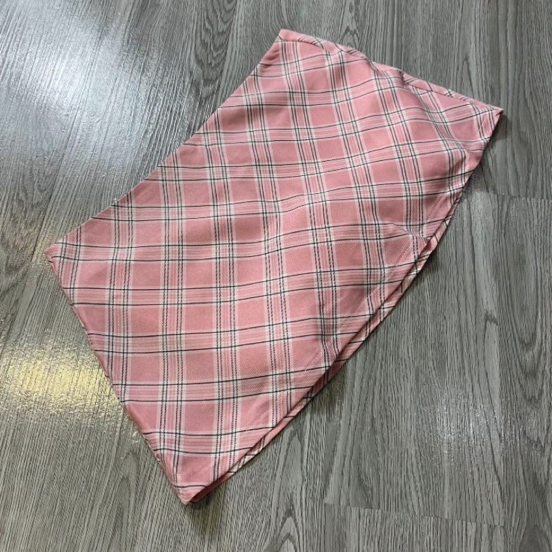 CHÂN VÁY Y2K HỒNG CARO