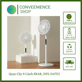 Bảo hành 12 tháng - quạt cây 9 cánh bear bảo hành 12 tháng - dfs-d47f2