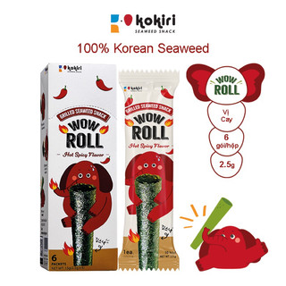 [Goi 1-2 cây] Snack Rong Biển Wow Roll 5g Thái Lan