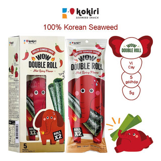 [Goi 1-2 cây] Snack Rong Biển Wow Roll 5g Thái Lan