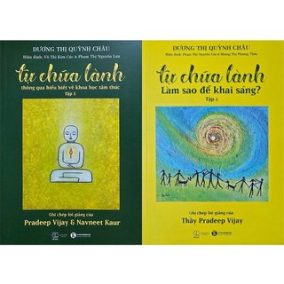 Sách - Bộ 2 Cuốn Tự Chữa Lành Thông Qua Hiểu Biết Về Khoa Học Tâm Thức và Tự Chữa Lành - Làm Sao Để Khai Sáng (tùy chọn)