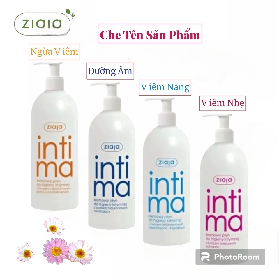 Dung dịch Vệ Sinh Phụ Nữ Intima 500ml,200ml Chính Hãng Ziaja Ba Lan