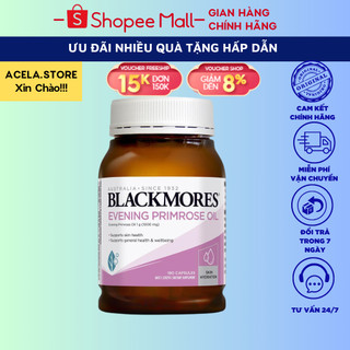 Tinh Dầu Hoa Anh Thảo EVENING PRIMORSE OIL BLACKMORES Giúp Đẹp Da, Cân Bằng Nội Tiết Tố chính hãng lọ 190 viên